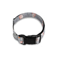 Watercolor Rat Pattern Print Dog Collar