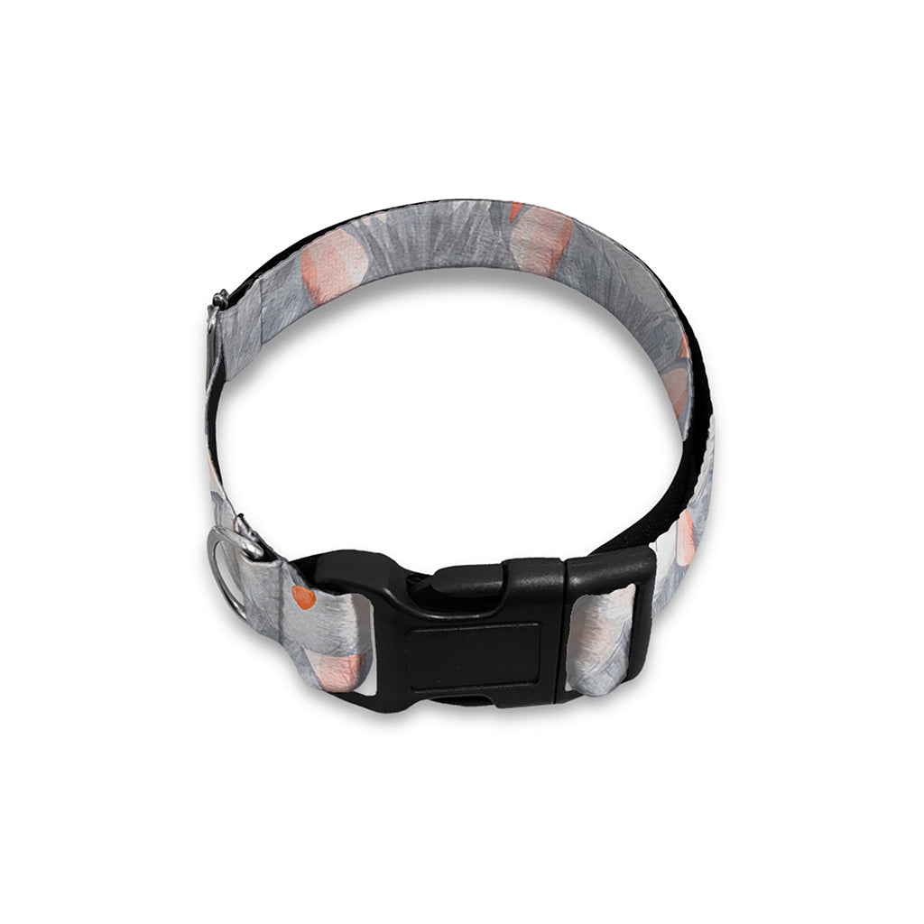 Watercolor Rat Pattern Print Dog Collar