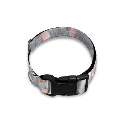 Watercolor Rat Pattern Print Dog Collar