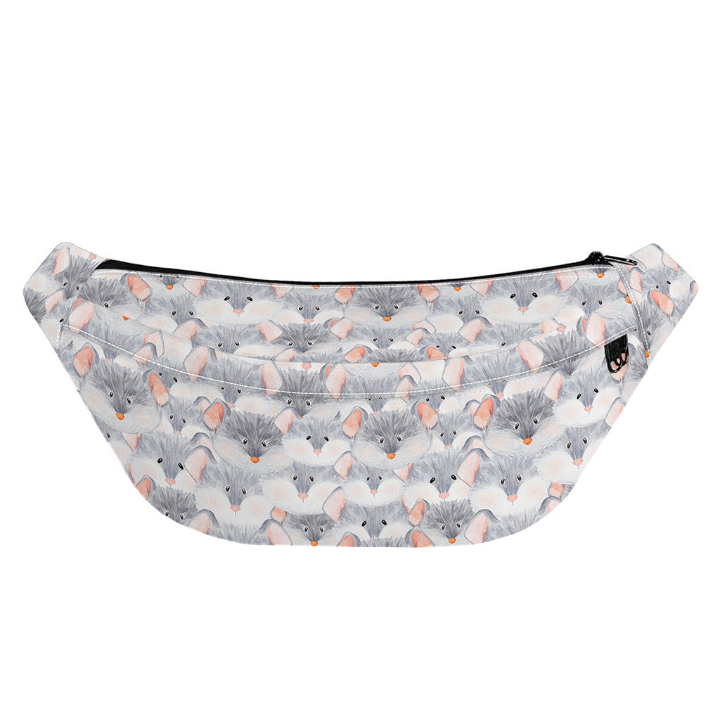 Watercolor Rat Pattern Print Fanny Pack