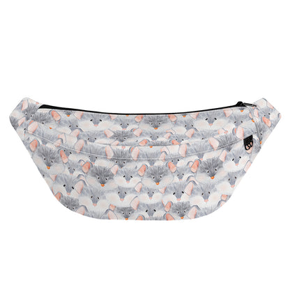 Watercolor Rat Pattern Print Fanny Pack