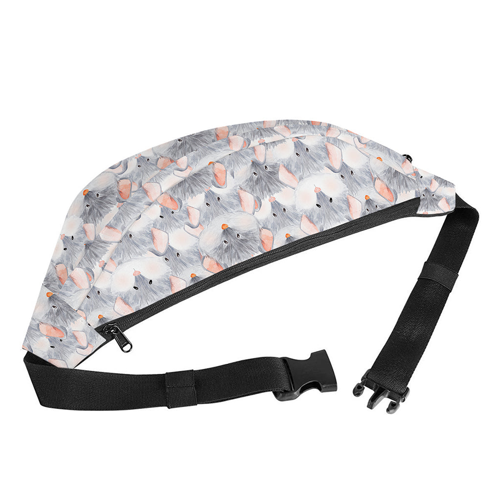 Watercolor Rat Pattern Print Fanny Pack