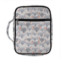 Watercolor Rat Pattern Print Front Pocket Bible Bag