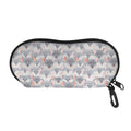 Watercolor Rat Pattern Print Glasses Case