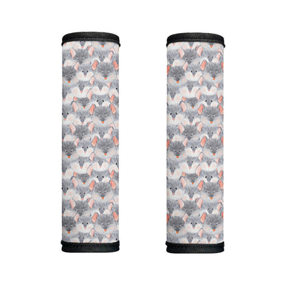 Watercolor Rat Pattern Print Handle Covers