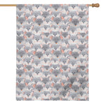 Watercolor Rat Pattern Print House Flag