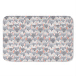Watercolor Rat Pattern Print Indoor Door Mat