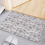 Watercolor Rat Pattern Print Indoor Door Mat