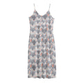 Watercolor Rat Pattern Print Jersey Midi Cami Dress