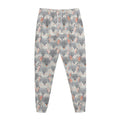 Watercolor Rat Pattern Print Jogger Pants