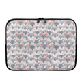 Watercolor Rat Pattern Print Laptop Sleeve