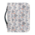 Watercolor Rat Pattern Print Leather Bible Cover