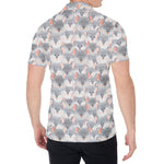 Watercolor Rat Pattern Print Men's Shirt
