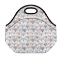 Watercolor Rat Pattern Print Neoprene Lunch Bag