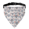 Watercolor Rat Pattern Print Over The Collar Dog Bandana