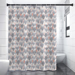 Watercolor Rat Pattern Print Premium Shower Curtain