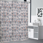 Watercolor Rat Pattern Print Premium Shower Curtain