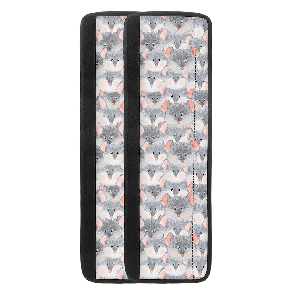 Watercolor Rat Pattern Print Refrigerator Handle Covers