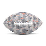 Watercolor Rat Pattern Print Rugby Ball