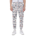 Watercolor Rat Pattern Print Joggers
