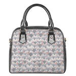 Watercolor Rat Pattern Print Shoulder Handbag