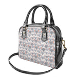 Watercolor Rat Pattern Print Shoulder Handbag