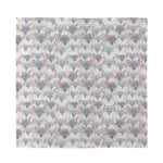 Watercolor Rat Pattern Print Silk Bandana