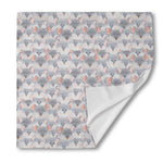 Watercolor Rat Pattern Print Silk Bandana