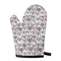 Watercolor Rat Pattern Print Single Oven Mitt