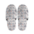 Watercolor Rat Pattern Print Slippers