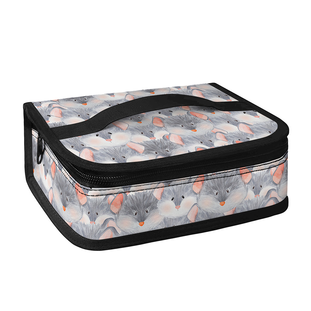 Watercolor Rat Pattern Print Small Lunch Bag