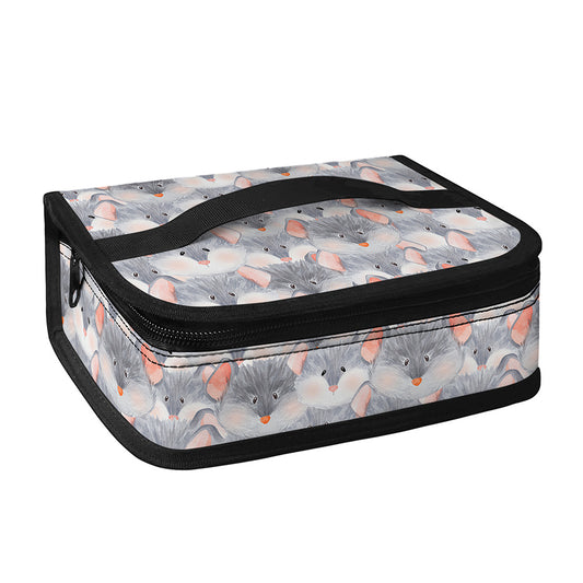 Watercolor Rat Pattern Print Small Lunch Bag