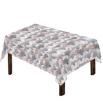 Watercolor Rat Pattern Print Tablecloth