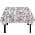 Watercolor Rat Pattern Print Tablecloth