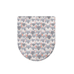 Watercolor Rat Pattern Print Toilet Lid Cover