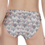 Watercolor Rat Pattern Print Women's Panties