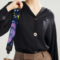 Watercolor Rocket Pattern Print Bag Strap
