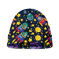 Watercolor Rocket Pattern Print Beanie