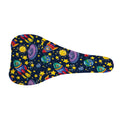Watercolor Rocket Pattern Print Bicycle Seat Cover