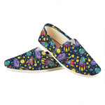 Watercolor Rocket Pattern Print Casual Shoes