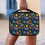 Watercolor Rocket Pattern Print Classic Bible Case