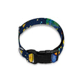 Watercolor Rocket Pattern Print Dog Collar