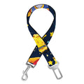 Watercolor Rocket Pattern Print Dog Seat Belt