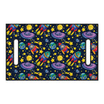 Watercolor Rocket Pattern Print Golf Cart Seat Cover