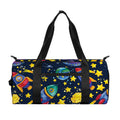 Watercolor Rocket Pattern Print Gym Bag