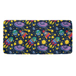 Watercolor Rocket Pattern Print Towel