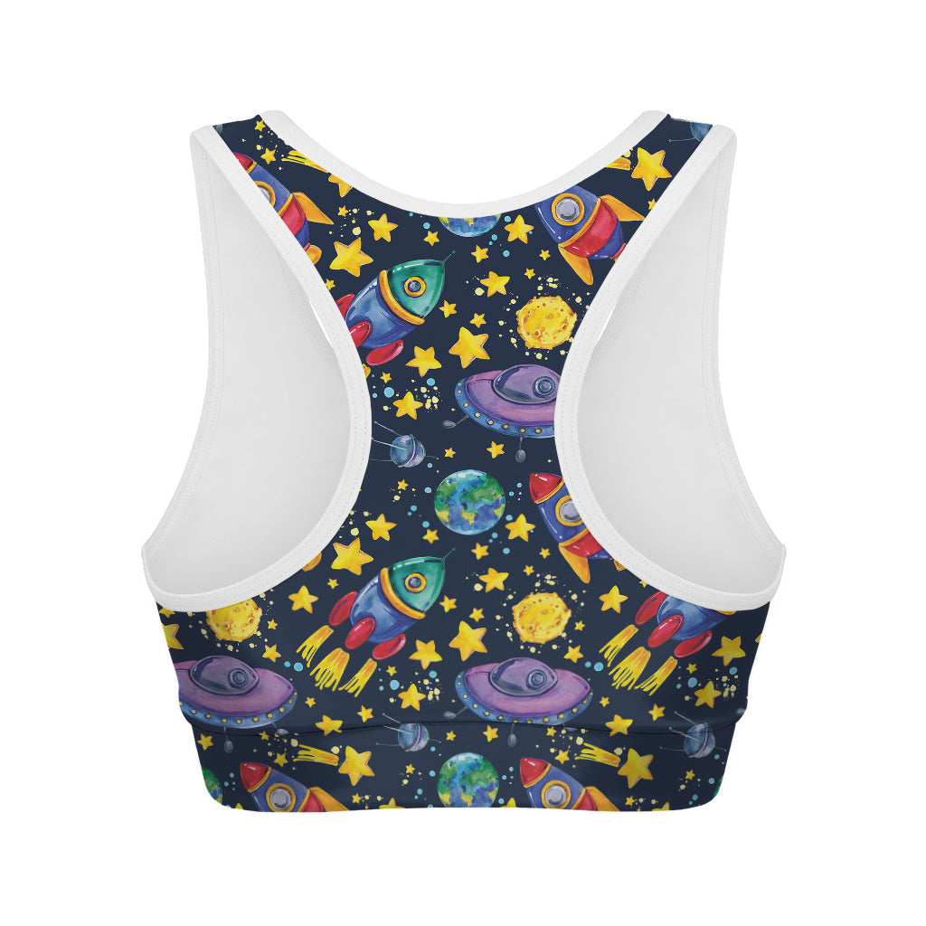 Rocket Sports Bra, Print