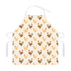 Watercolor Rooster Pattern Print Adjustable Apron