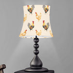 Watercolor Rooster Pattern Print Bell Lamp Shade