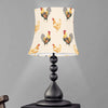 Watercolor Rooster Pattern Print Bell Lamp Shade